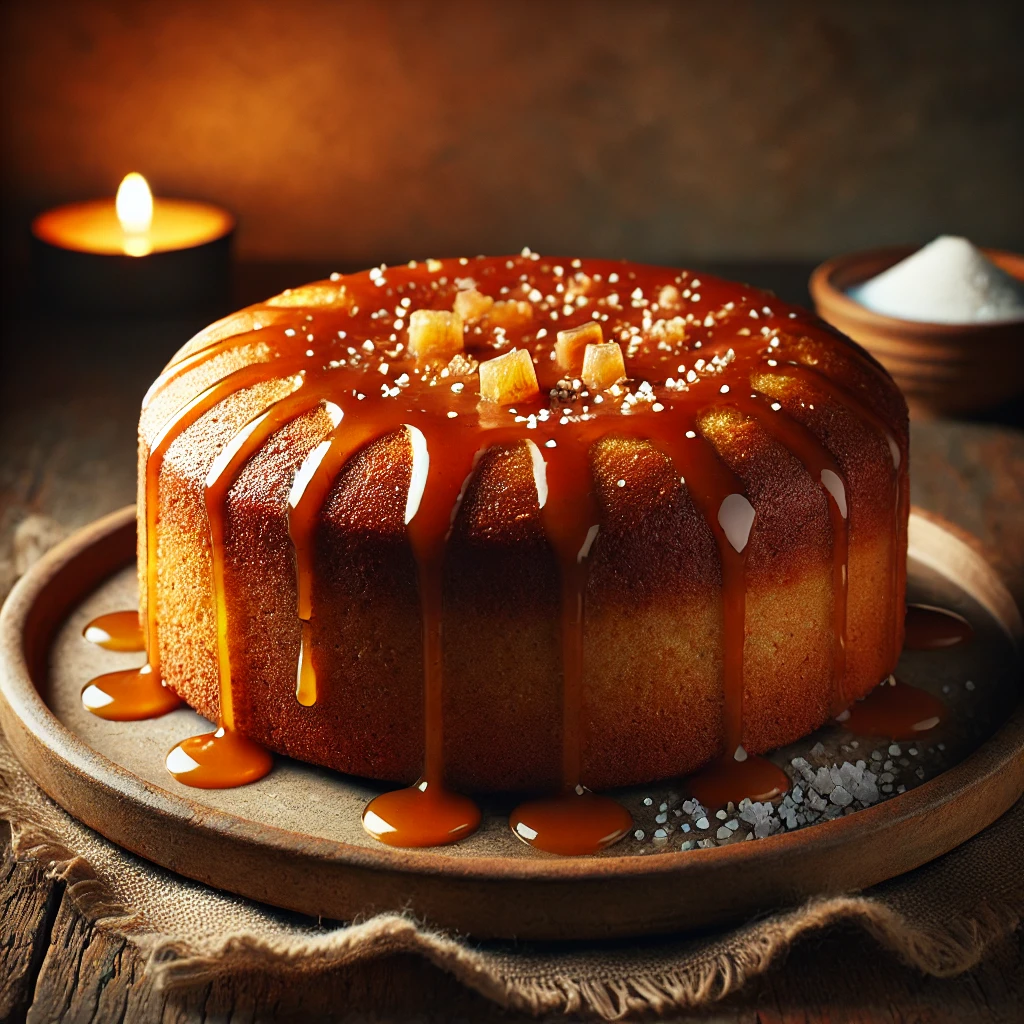 recette de gateau au caramel le champ vrillé