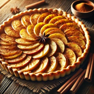 recette de la tarte aux pommes Épicée le champ vrille