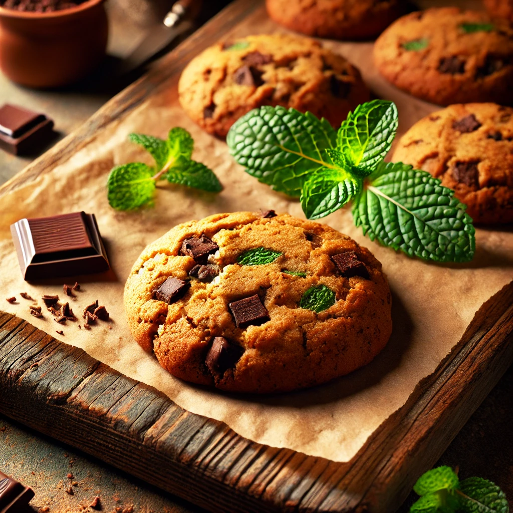 recette des biscuits menthe chocolat le champ vrillé