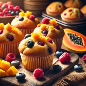 recette des muffins aux fruits le champ vrillé