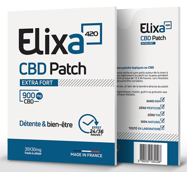 patch cbd "elixa 420" 900mg